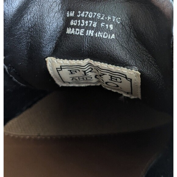 Frye And Co Suede Sindy Moto Low Top Sneaker - Picture 9 of 9